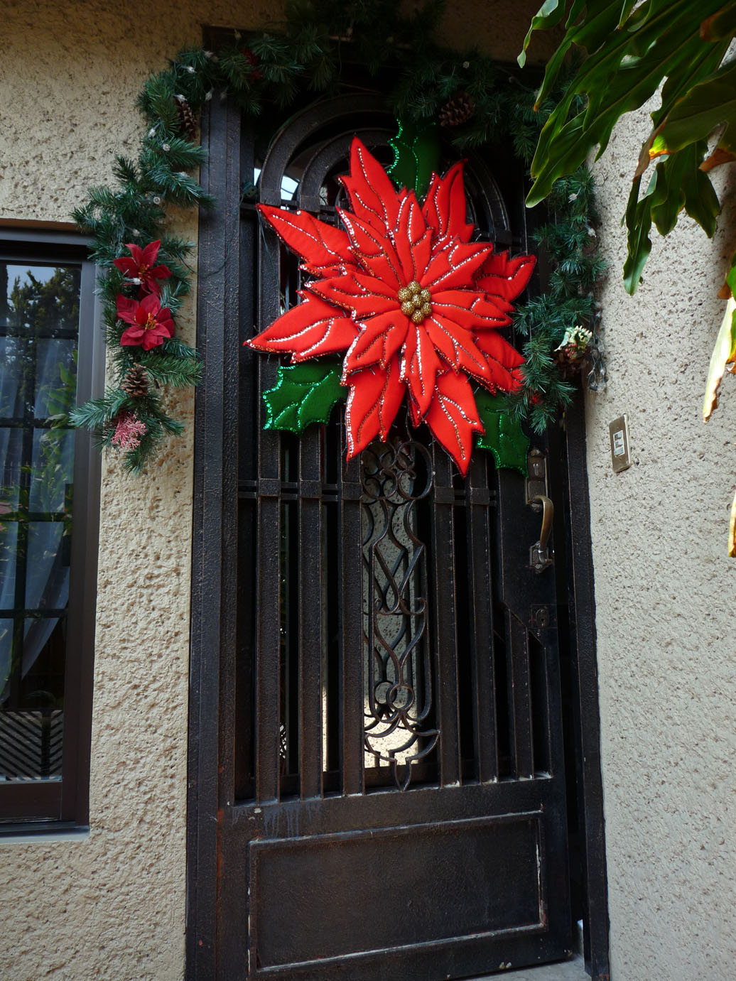 Nochebuena puerta – La Güera en México